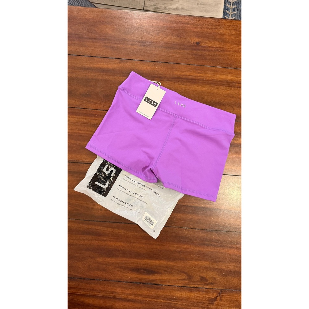 LSKD RXD Micro Short Tights Iris Purple Shorts WTGH0016-Iris XL‎ NEW NWT - Picture 11 of 16